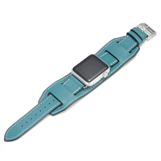 Ремешок COTEetCI Fashion W10 Leather для Apple Watch 41 | 40 | 38 mm Blue (WH5211-BL)