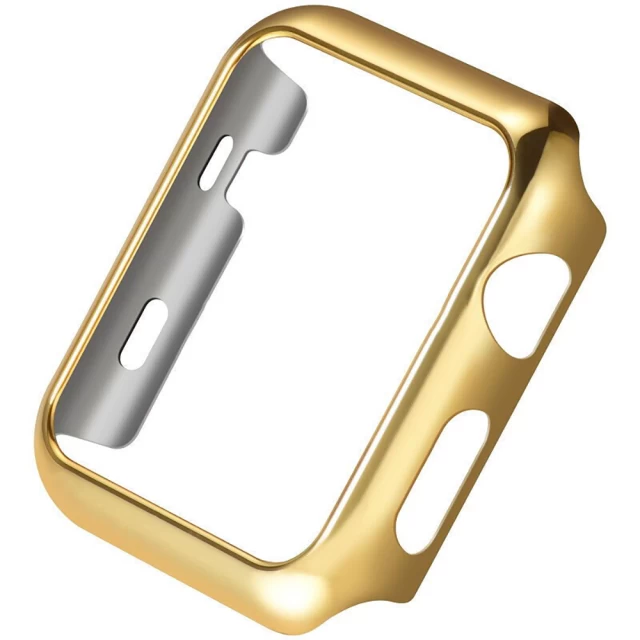 Пластиковый чехол Coteetci PC для Apple Watch 42 mm Gold (CS7046-CE)
