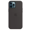 Чохол Silicone Case для iPhone 12 Pro Max Black with MagSafe OEM