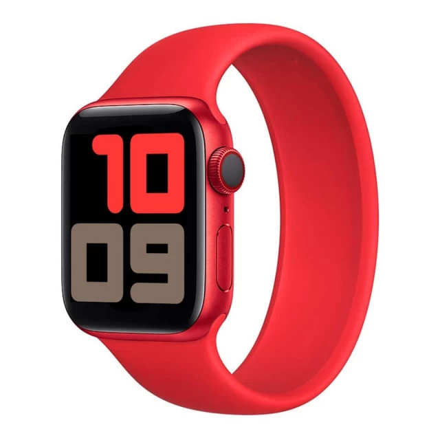 Ремінець COTEetCI W58 Liquid Silicone Band для Apple Watch 41 | 40 | 38 mm Red (Size 4) (WH5300-RD-150)