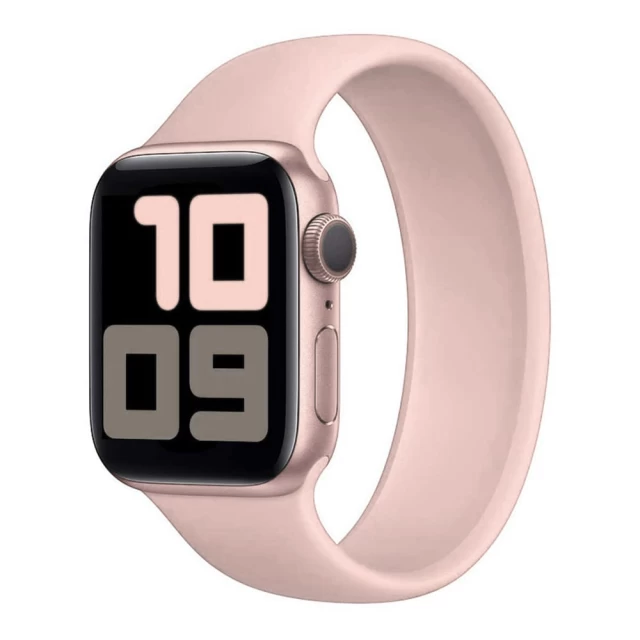 Ремешок COTEetCI W58 Liquid Silicone Band для Apple Watch 49 | 45 | 44 | 42 mm Light Pink (Size 6) (WH5301-MB-160)