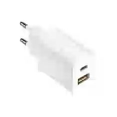 Мережевий зарядний пристрій Coteetci Smart QC/PD 20W USB-C | USB-A White (CS8870-U)