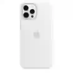 Чохол Silicone Case для iPhone 12 Pro Max White with MagSafe OEM