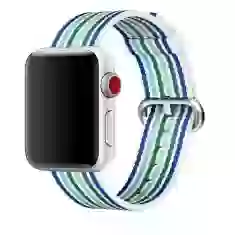 Ремінець COTEetCI W30 Rainbow Nylon Band для Apple Watch 49 | 45 | 44 | 42 mm Blue (WH5251-WB)