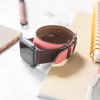 Ремінець COTEetCI W36 Long Fashion Leather Band для Apple Watch 49 | 45 | 44 | 42 mm Bordeaux/Rose Extreme/Rose Azalee (WH5261-44-BRR)