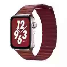 Ремінець COTEetCI W7 Leather Magnet Band для Apple Watch 49 | 45 | 44 | 42 mm Red (WH5206-RD)