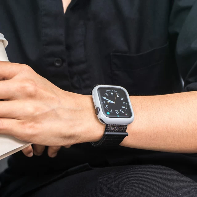 Силіконовий чохол COTEetCI TPU для Apple Watch 44 mm Grey (CS7050-GY)
