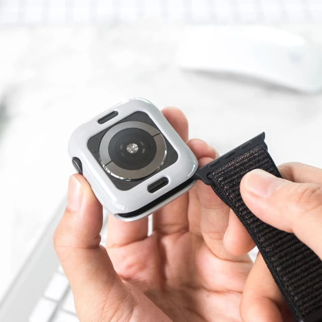 Силиконовый чехол COTEetCI TPU для Apple Watch 44 mm Grey (CS7050-GY)