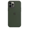 Чохол Silicone Case для iPhone 12 Pro Max Cyprus Green with MagSafe OEM