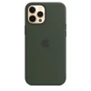Чохол Silicone Case для iPhone 12 Pro Max Cyprus Green with MagSafe OEM