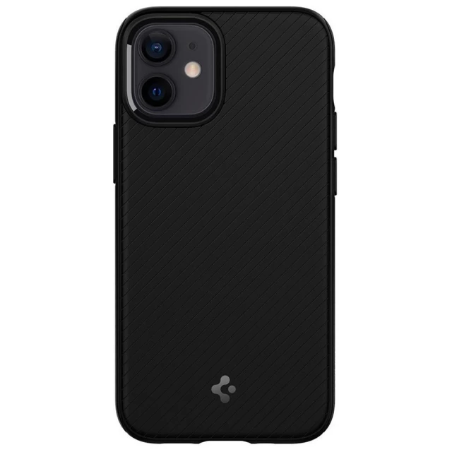 Чехол Spigen для iPhone 12 Mini Mag Armor Black with MagSafe (ACS01866)