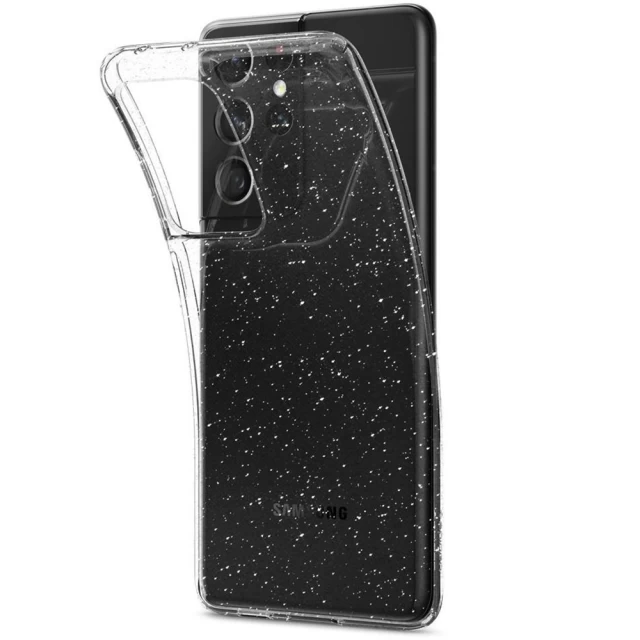 Чохол Spigen для Galaxy S21 Ultra Liquid Crystal Glitter Crystal Quartz (ACS02348)