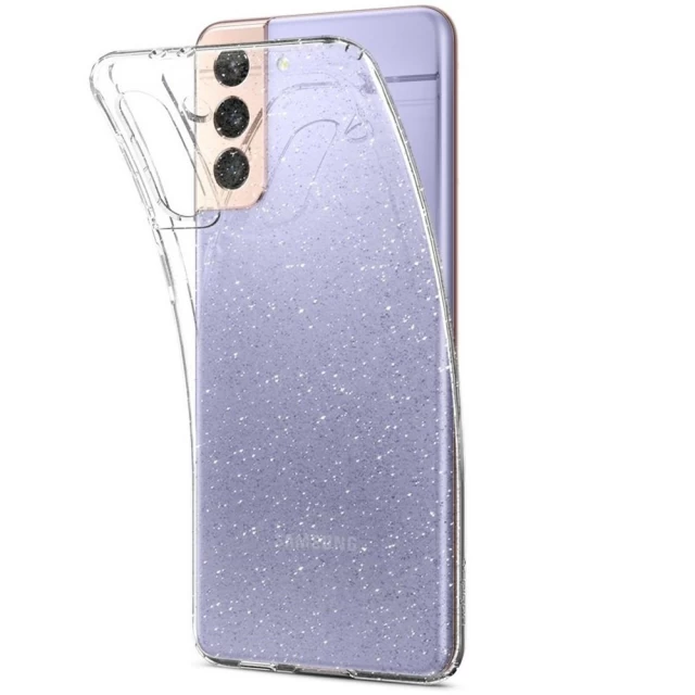 Чехол Spigen для Galaxy S21 Plus Liquid Crystal Glitter Crystal Quartz (ACS02384)