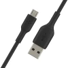 Кабель Belkin USB-A to micro USB PVC Black 1m (CAB005BT1MBK)
