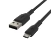 Кабель Belkin USB-A to micro USB PVC Black 1m (CAB005BT1MBK)