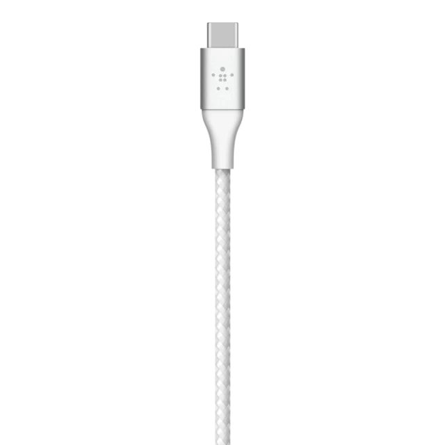 Кабель Belkin USB-A - USB-С BRAIDED White 3m (CAB002BT3MWH)