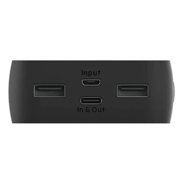 Портативний зарядний пристрій Belkin Playa 10000mAh 15W USB-C, USB-A Black (PB0002BTC1-PBB)