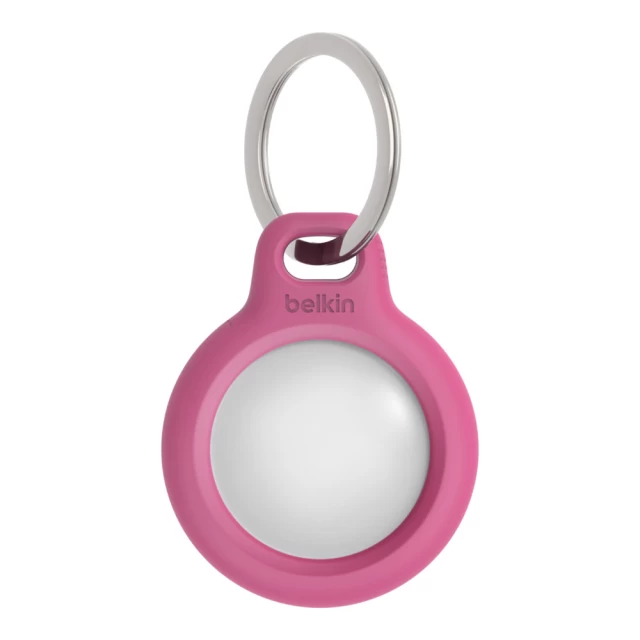 Брелок з кільцем Belkin для AirTag Secure Holder with Key Ring Pink (F8W973BTPNK)