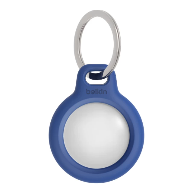 Брелок з кільцем Belkin для AirTag Secure Holder with Key Ring Blue (F8W973BTBLU)