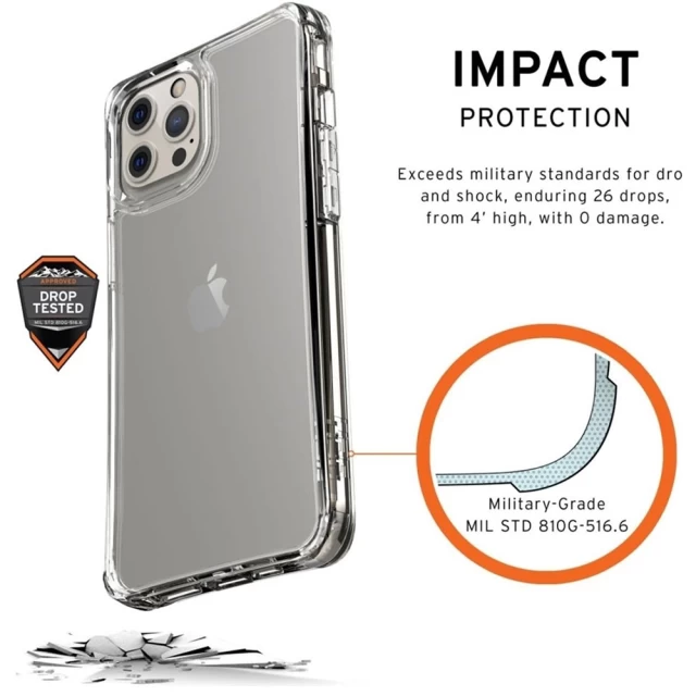 Чохол UAG Plyo Crystal Crystal Clear для iPhone 12 | 12 Pro (112352174343)