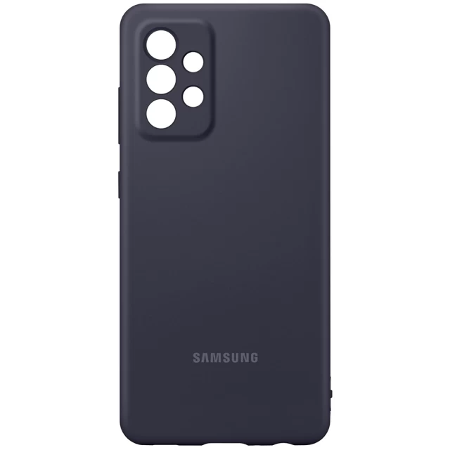 Чохол Samsung Silicone Cover для Galaxy A52 Black (EF-PA525TBEGRU)
