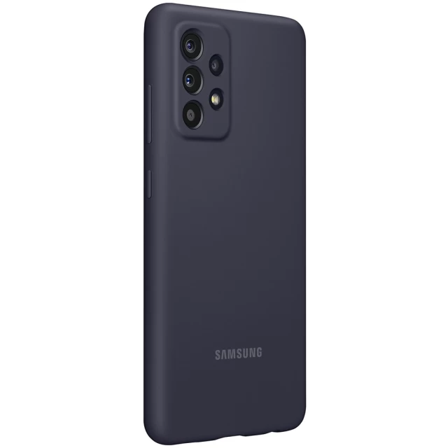 Чохол Samsung Silicone Cover для Galaxy A52 Black (EF-PA525TBEGRU)