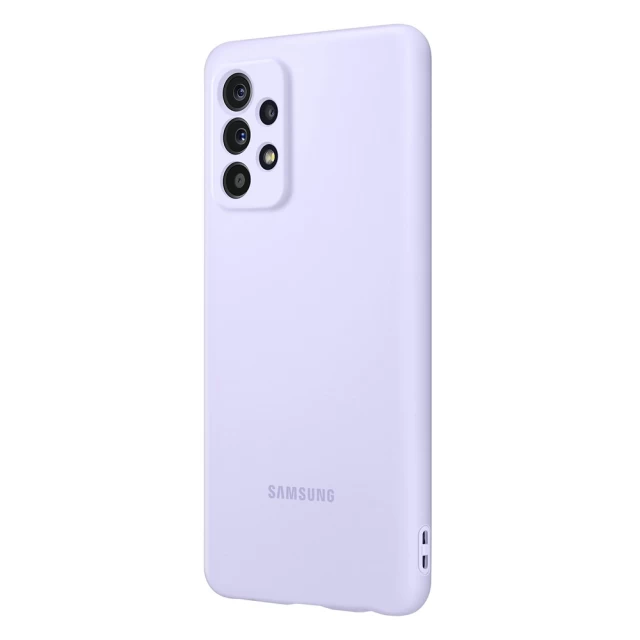 Чохол Samsung Silicone Cover для Galaxy A72 Violet (EF-PA725TVEGRU)