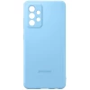 Чохол Samsung Silicone Cover для Galaxy A52 Blue (EF-PA525TLEGRU)