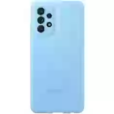 Чехол Samsung Silicone Cover для Galaxy A52 Blue (EF-PA525TLEGRU)