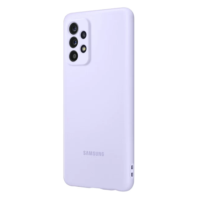 Чохол Samsung Silicone Cover для Galaxy A52 Violet (EF-PA525TVEGRU)