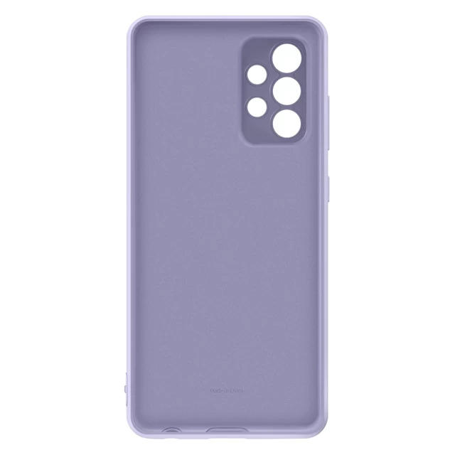 Чехол Samsung Silicone Cover для Galaxy A52 Violet (EF-PA525TVEGRU)