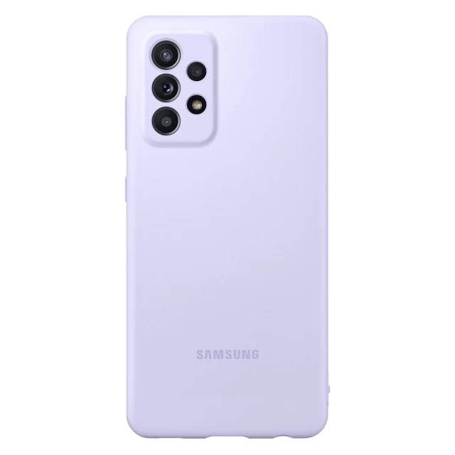 Чехол Samsung Silicone Cover для Galaxy A52 Violet (EF-PA525TVEGRU)