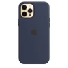 Чохол Silicone Case для iPhone 12 Pro Max Deep Navy with MagSafe OEM