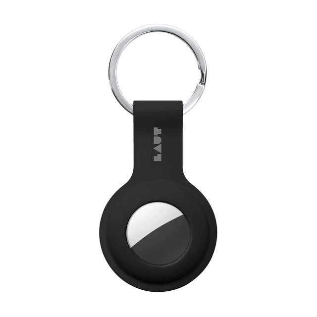 Брелок з кільцем LAUT HUEX TAG для AirTag with Key Ring Black (L_AT_HT_BK)
