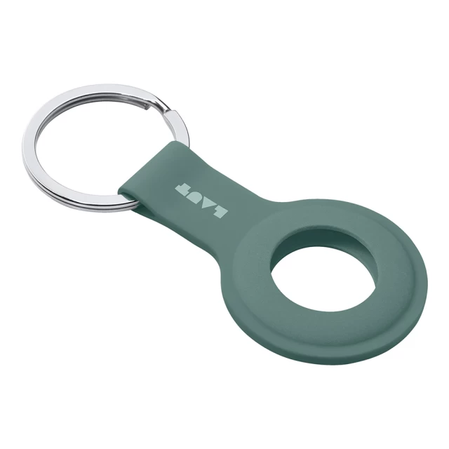 Брелок з кільцем LAUT HUEX TAG для AirTag with Key Ring Sage Green (L_AT_HT_SG)