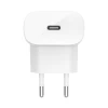 Мережевий зарядний пристрій Belkin Home PD 20W USB-C with USB-C to Lightning Cable White (WCA003VF04WH)