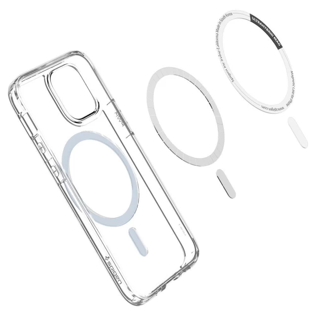 Чехол Spigen для iPhone 12 | 12 Pro Ultra Hybrid Blue with MagSafe (ACS02627)