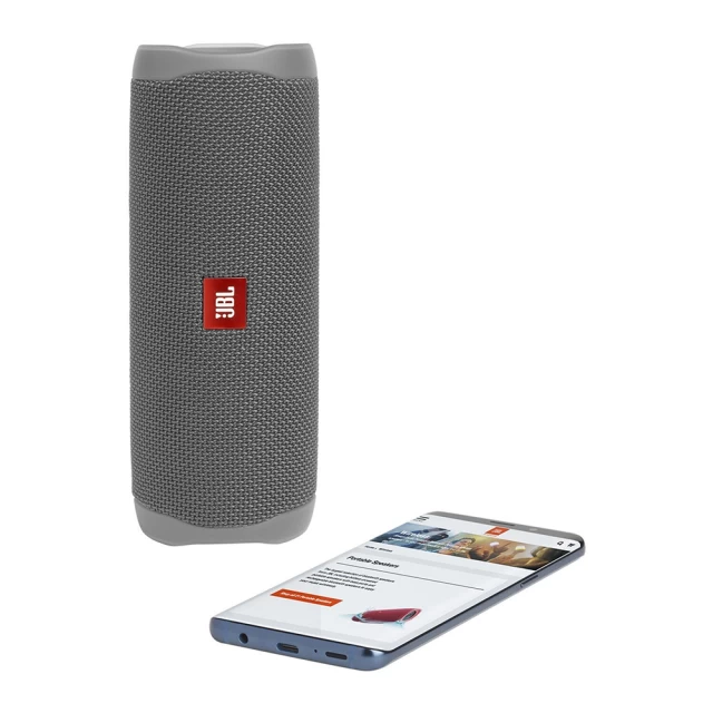 Акустическая система JBL Flip 5 Grey Stone (JBLFLIP5GRY)