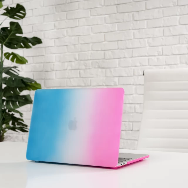 Чехол Upex Play для MacBook Pro 13.3 M1/M2 (2016-2022) Blue Pink (UP3035)