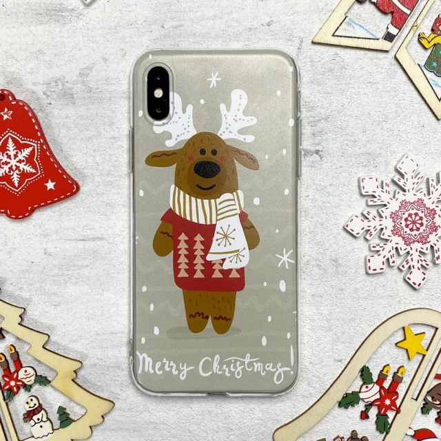 Чехол Upex Christmas Series для iPhone X Rudolph (UP33137)