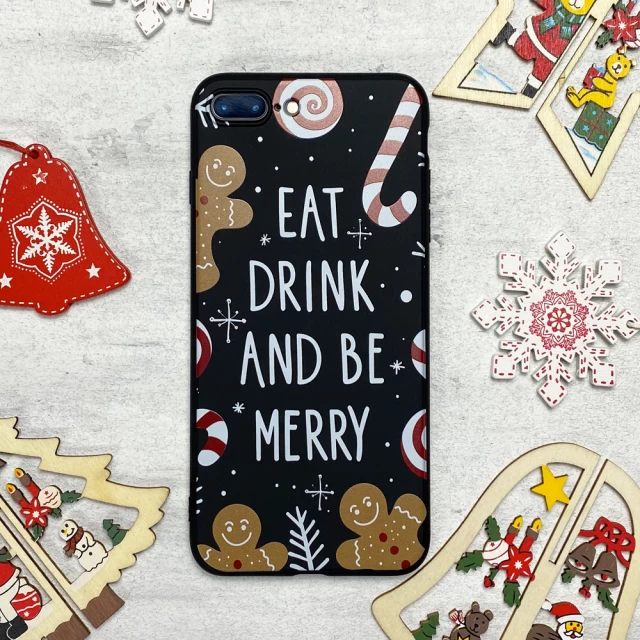 Чохол Upex Christmas Series для iPhone 8 Plus/7 Plus Eat and Drink (UP33160)