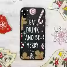 Чехол Upex Christmas Series для iPhone XS Eat and Drink (UP33162)