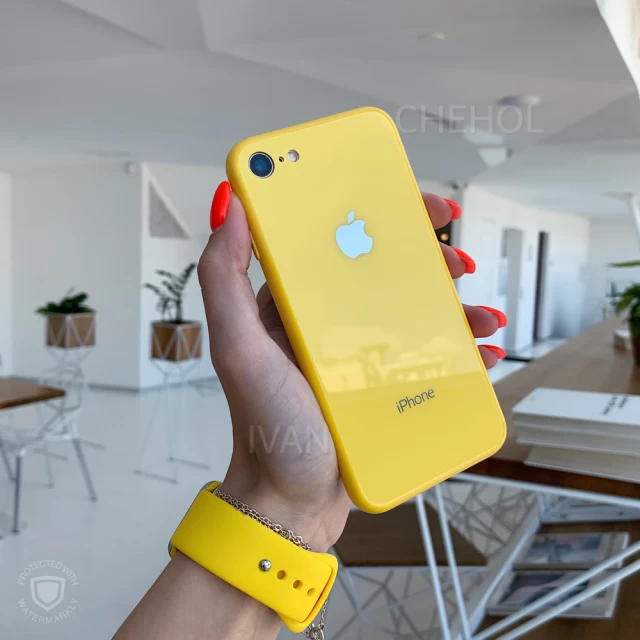 Чехол Upex Macaroon Case для iPhone 8/7 Yellow (UP33511)