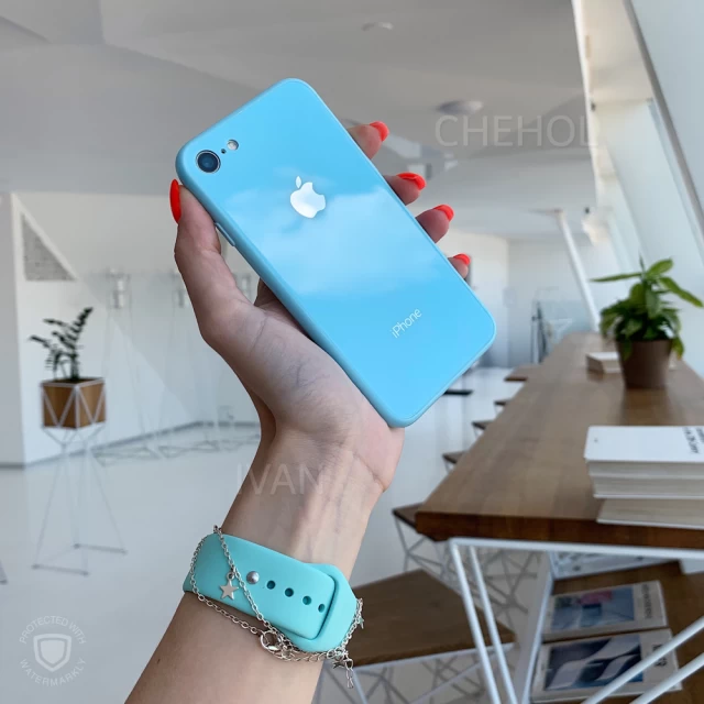 Чехол Upex Macaroon Case для iPhone 6/6s Blue (UP33505)