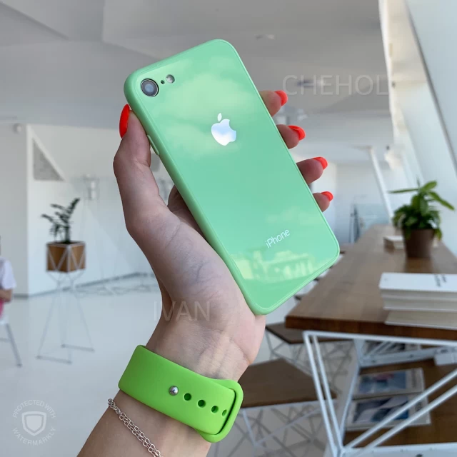 Чехол Upex Macaroon Case для iPhone 8/7 Green (UP33513)