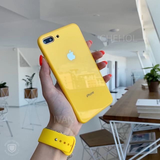 Чехол Upex Macaroon Case для iPhone 8 Plus/7 Plus Yellow (UP33518)