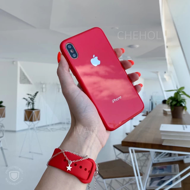 Чехол Upex Macaroon Case для iPhone XS/X Red (UP33523)