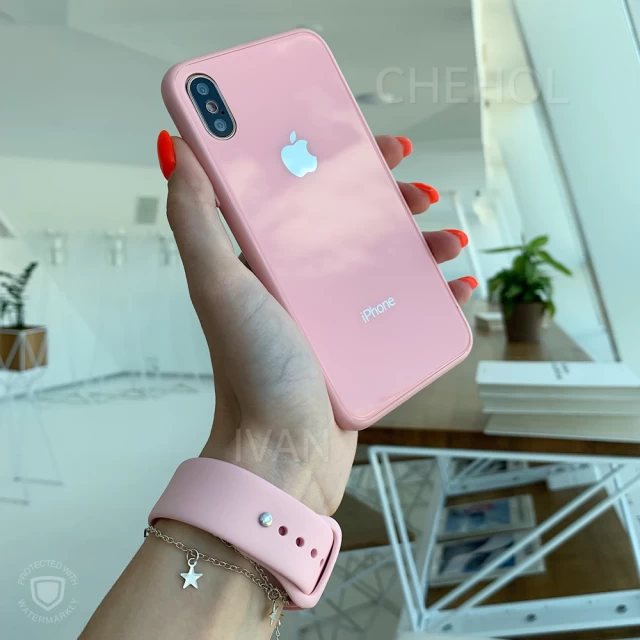 Чохол Upex Macaroon Case для iPhone XS/X Pink (UP33528)