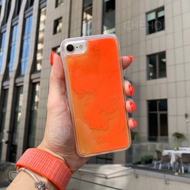 Чехол Upex Neon Case для iPhone SE 2020/8/7/6s/6 Orange/Orange (UP33605)