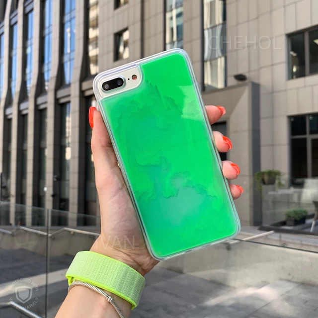 Чехол Upex Neon Case для iPhone SE 2020/8/7/6s/6 Green/Green (UP33602)